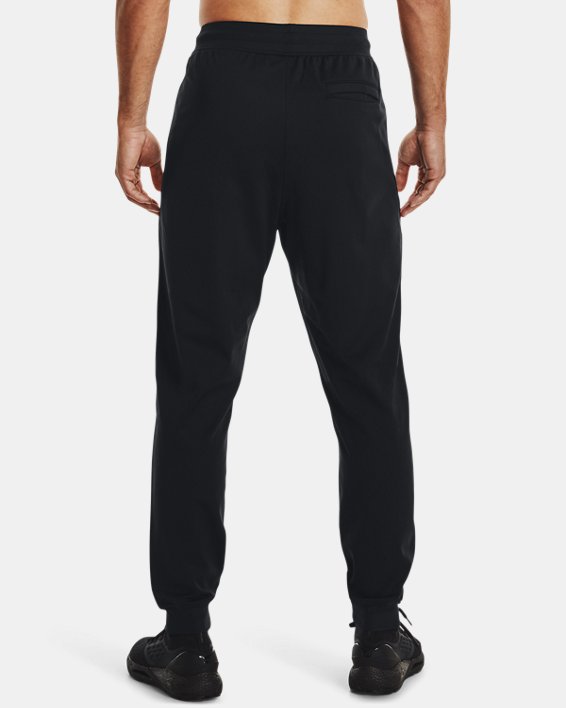 Men's UA Sportstyle Tricot Graphic Pants, Black, pdpMainDesktop image number 1